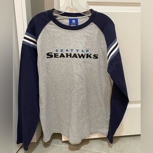 Vintage Seattle Seahawks NFL  Gray Long Sleeve Top